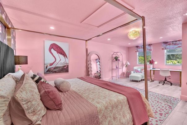 Bedroom, Home Office, Interior, Recessed Lighting