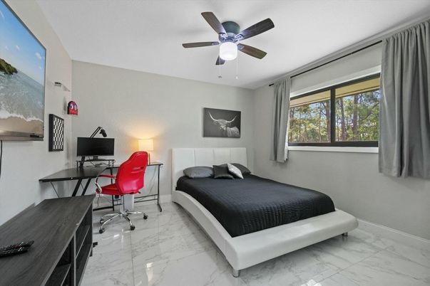 Bedroom, Home Office, Interior, Marble