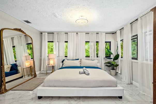 Bedroom, Interior, Marble