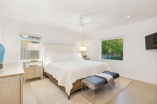Bedroom, Interior, Recessed Lighting