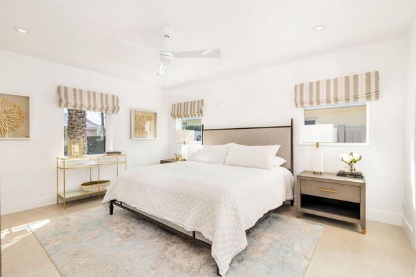 Bedroom, Interior, Recessed Lighting