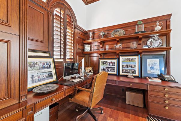 Home Office, Interior, Wood Texture Flooring