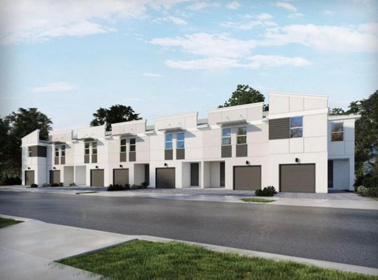 Attached, Exterior, Facade, Modern