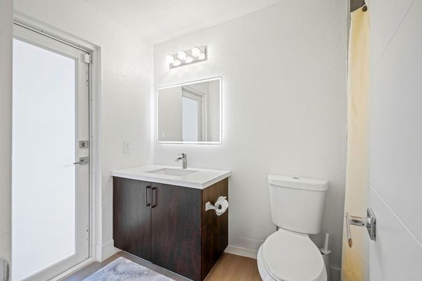 Bathroom, Interior, Wood Texture Flooring