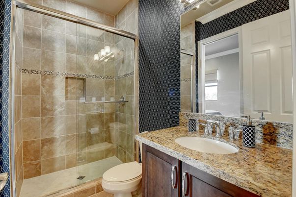 Bathroom, Glass Shower, Interior