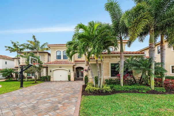 Attached, Backyard, Exterior, Facade, Mediterranean