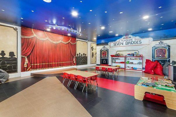 Dining room, Game Room, Interior, Recessed Lighting