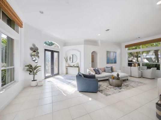 Interior, Living room, Recessed Lighting