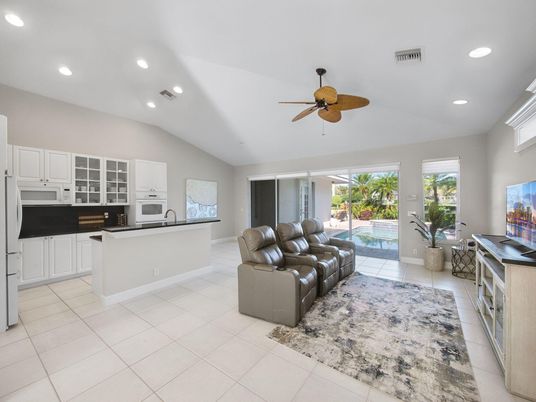 Interior, Kitchen, Living room, Recessed Lighting