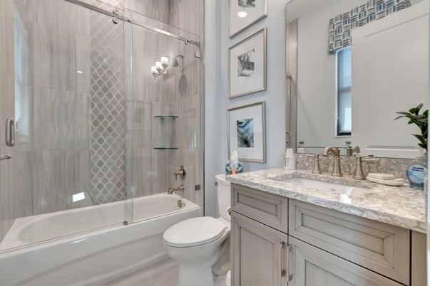 Bathroom, Glass Shower, Interior