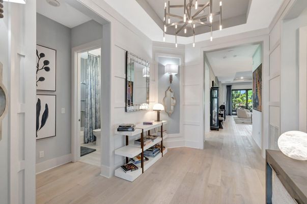 Interior, Pendant Lights, Wood Texture Flooring