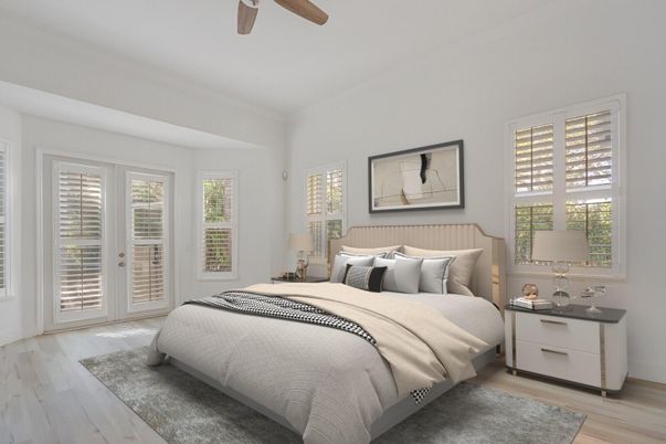 Bedroom, Interior, Wood Texture Flooring
