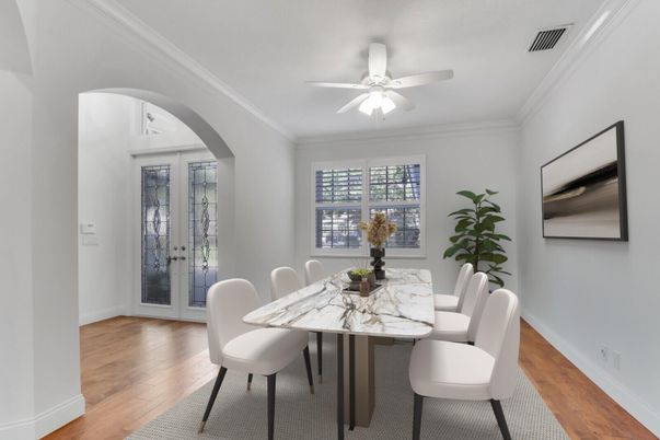 Dining room, Interior, Wood Texture Flooring