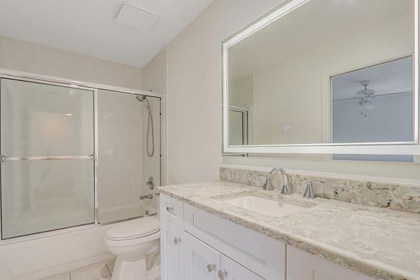 Bathroom, Glass Shower, Interior