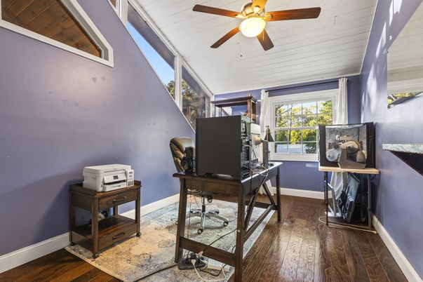 Home Office, Interior, Wood Texture Flooring