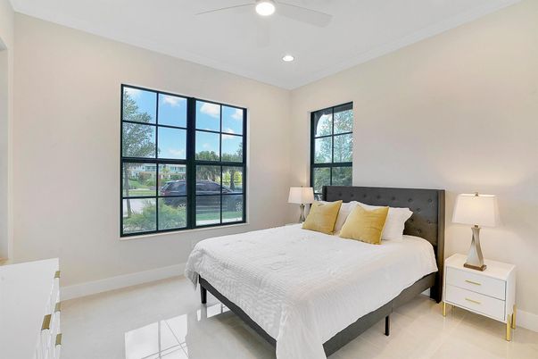 Bedroom, Interior, Recessed Lighting
