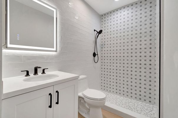 Bathroom, Interior, Recessed Lighting