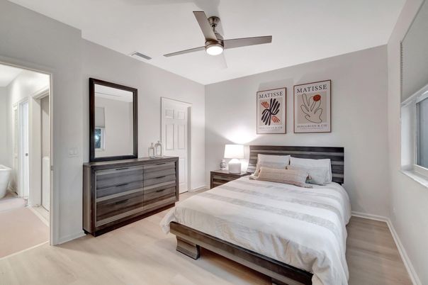Bedroom, Interior, Wood Texture Flooring