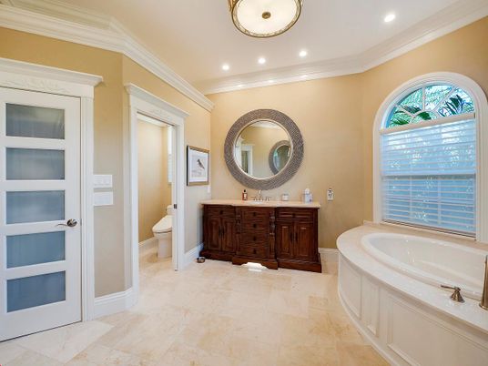 Bathroom, Interior, Recessed Lighting