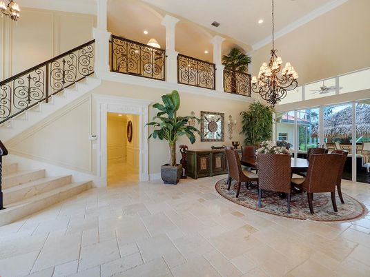 Chandelier, Dining room, Interior, Recessed Lighting