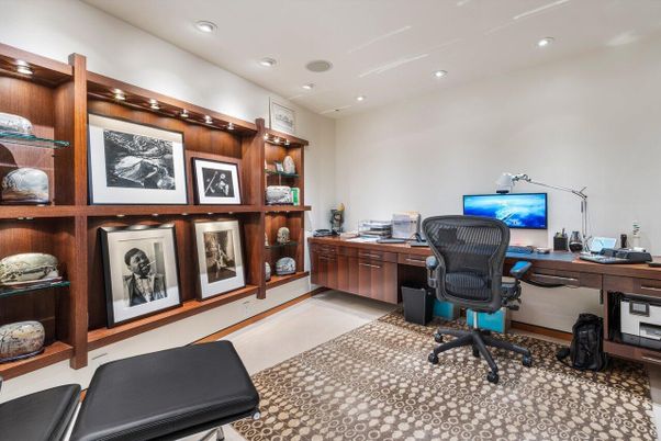 Home Office, Interior, Recessed Lighting