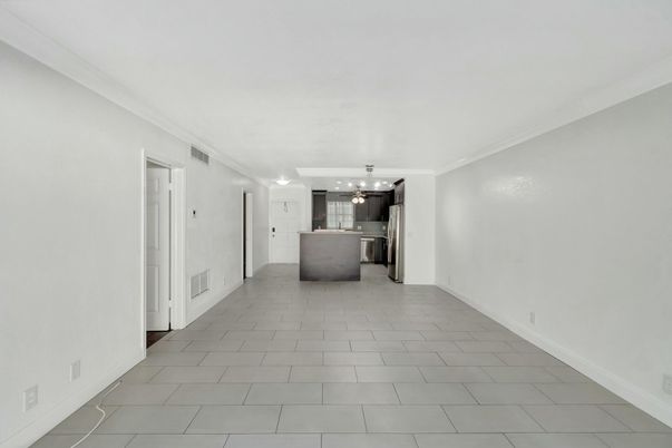 Empty room, Interior, Kitchen, Pendant Lights