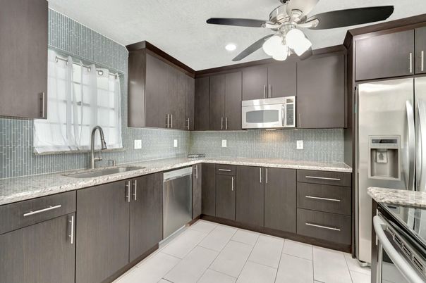 Interior, Kitchen, Recessed Lighting, Stainless Steel Appliances