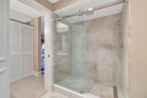 Bathroom, Glass Shower, Interior