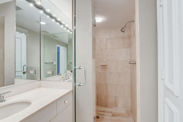 Bathroom, Glass Shower, Interior