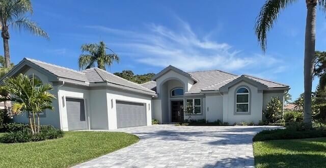Attached, Backyard, Exterior, Facade, Mediterranean