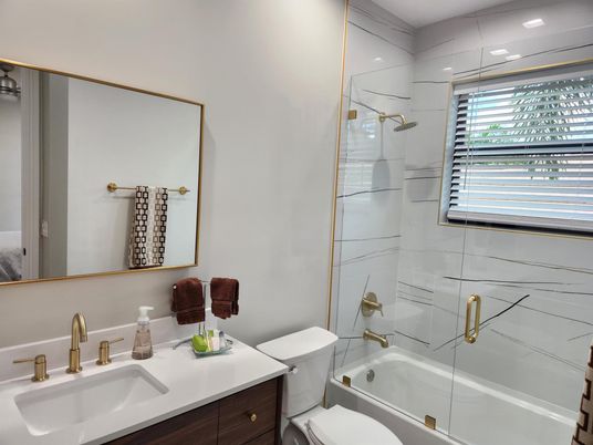 Bathroom, Glass Shower, Interior