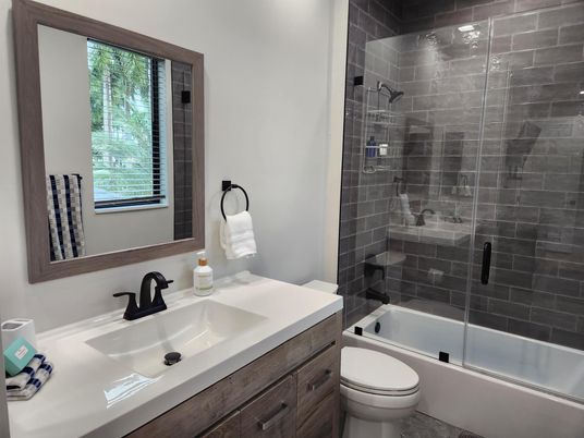Bathroom, Glass Shower, Interior