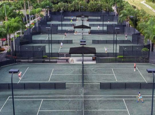 Exterior, Tennis Courts