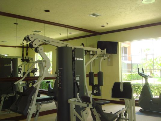 Fitness Equipment, Gym, Interior, Recessed Lighting