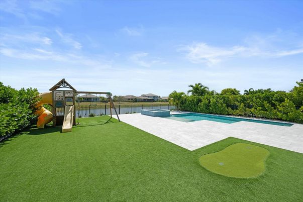 Backyard, Exterior, Playground, Pool, Water