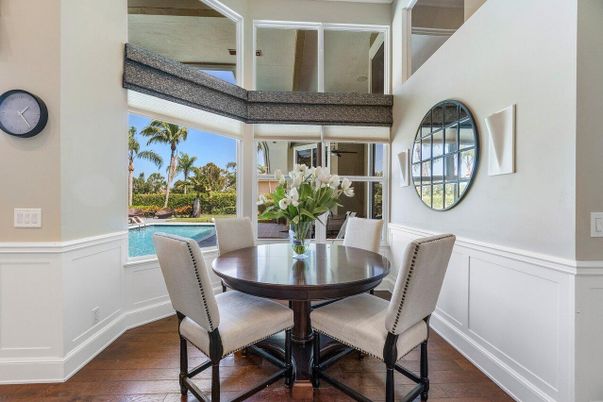 Dining room, Interior, Wood Texture Flooring