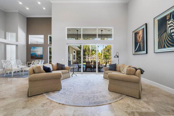 Interior, Living room, Recessed Lighting