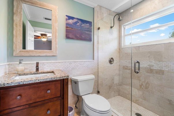 Bathroom, Glass Shower, Interior