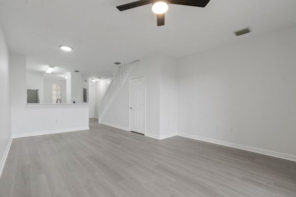 Empty room, Interior, Wood Texture Flooring