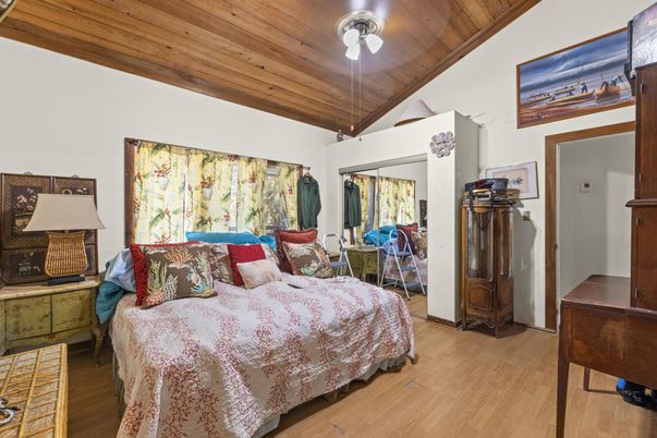 Bedroom, Interior, Wooden Ceilings, Wood Texture Flooring