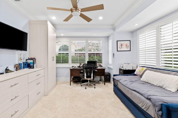 Home Office, Interior, Recessed Lighting