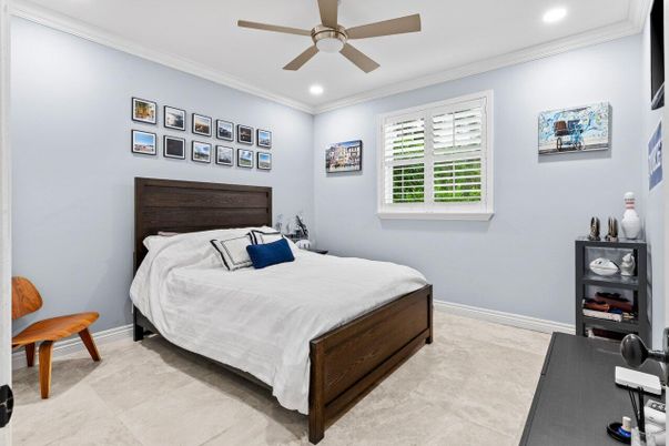 Bedroom, Interior, Recessed Lighting
