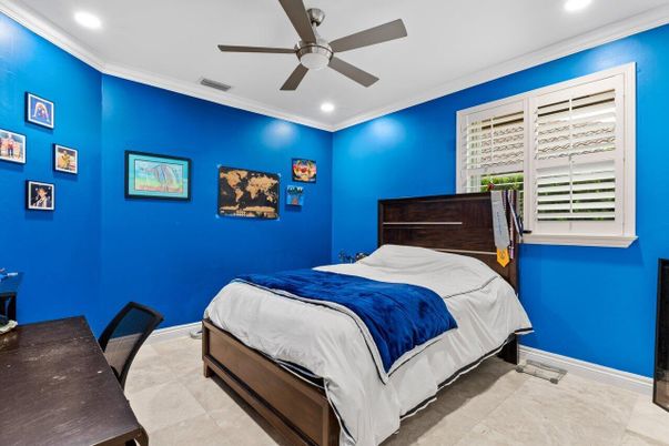 Bedroom, Interior, Recessed Lighting