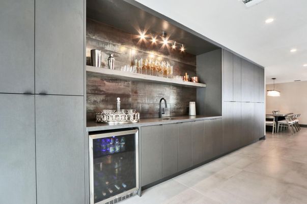 Dining room, Interior, Pendant Lights, Recessed Lighting