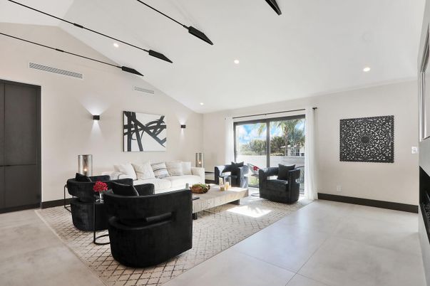 Interior, Living room, Recessed Lighting