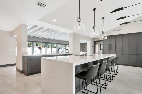 Interior, Kitchen, Pendant Lights, Recessed Lighting