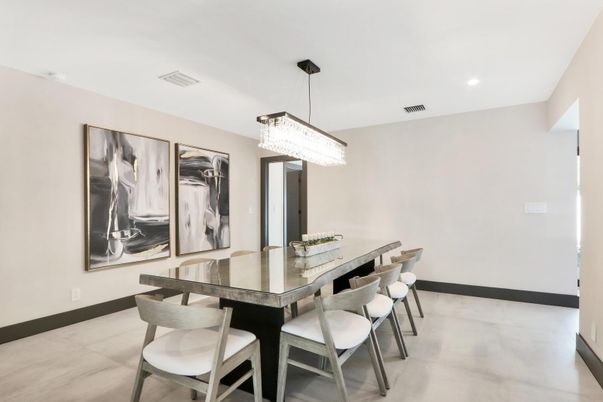 Chandelier, Dining room, Interior, Recessed Lighting