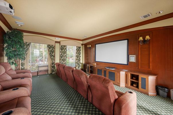 Home Theatre Room, Interior, Projection Screen, Recessed Lighting, Theatre Room