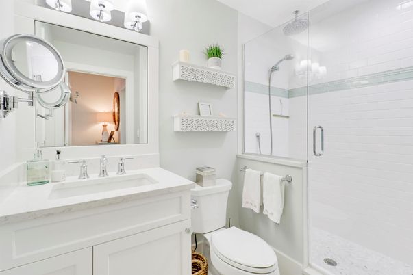 Bathroom, Glass Shower, Interior