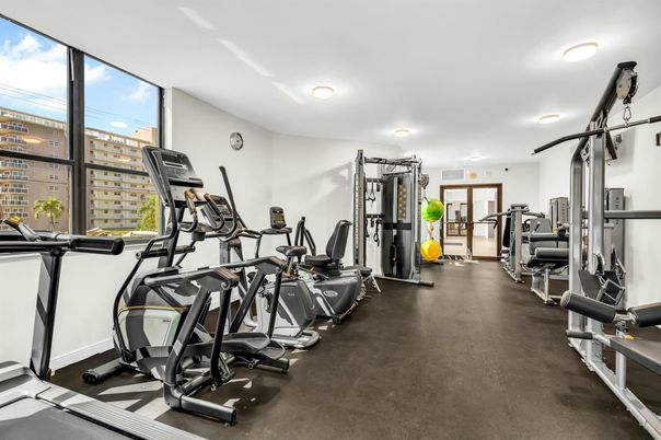 Fitness Equipment, Gym, Interior, Recessed Lighting